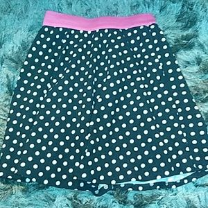 A Poca dot skirt
